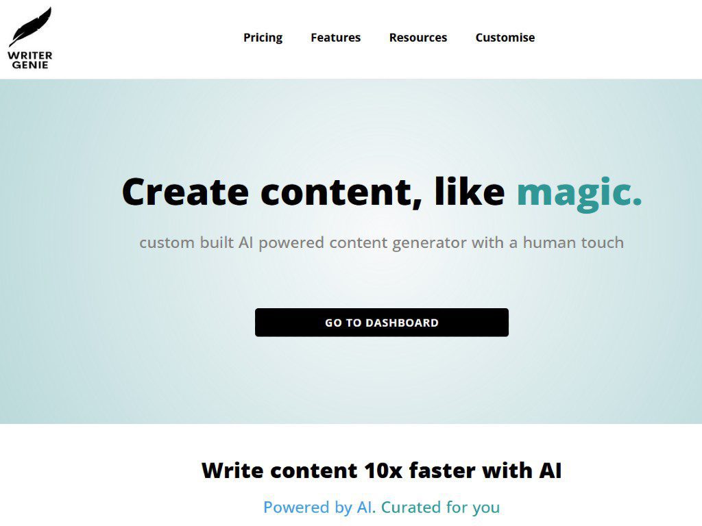 Ai Writer Genie